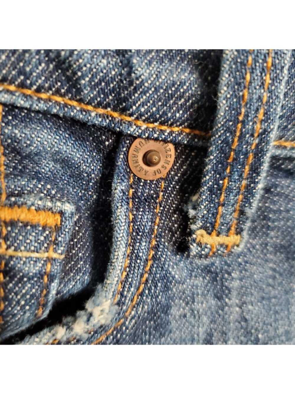 Citizens Of Humanity Womens Sz 29 Jeans Kelly #003 Low Waist Denim Cropped Blue - Picture 5 of 11